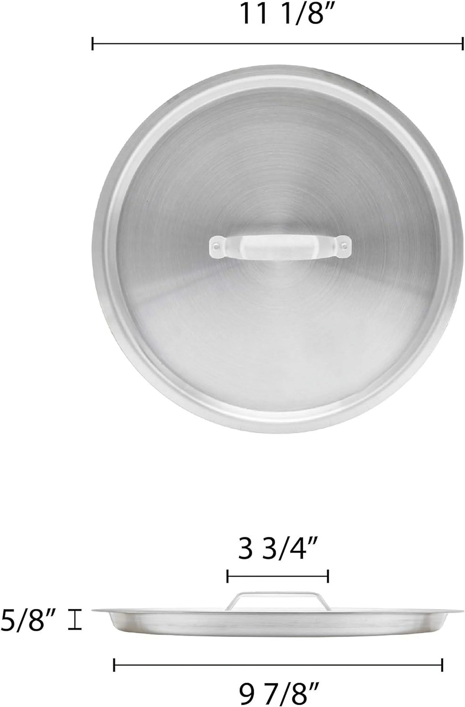 Aluminum Stock Lid, 12 Quart