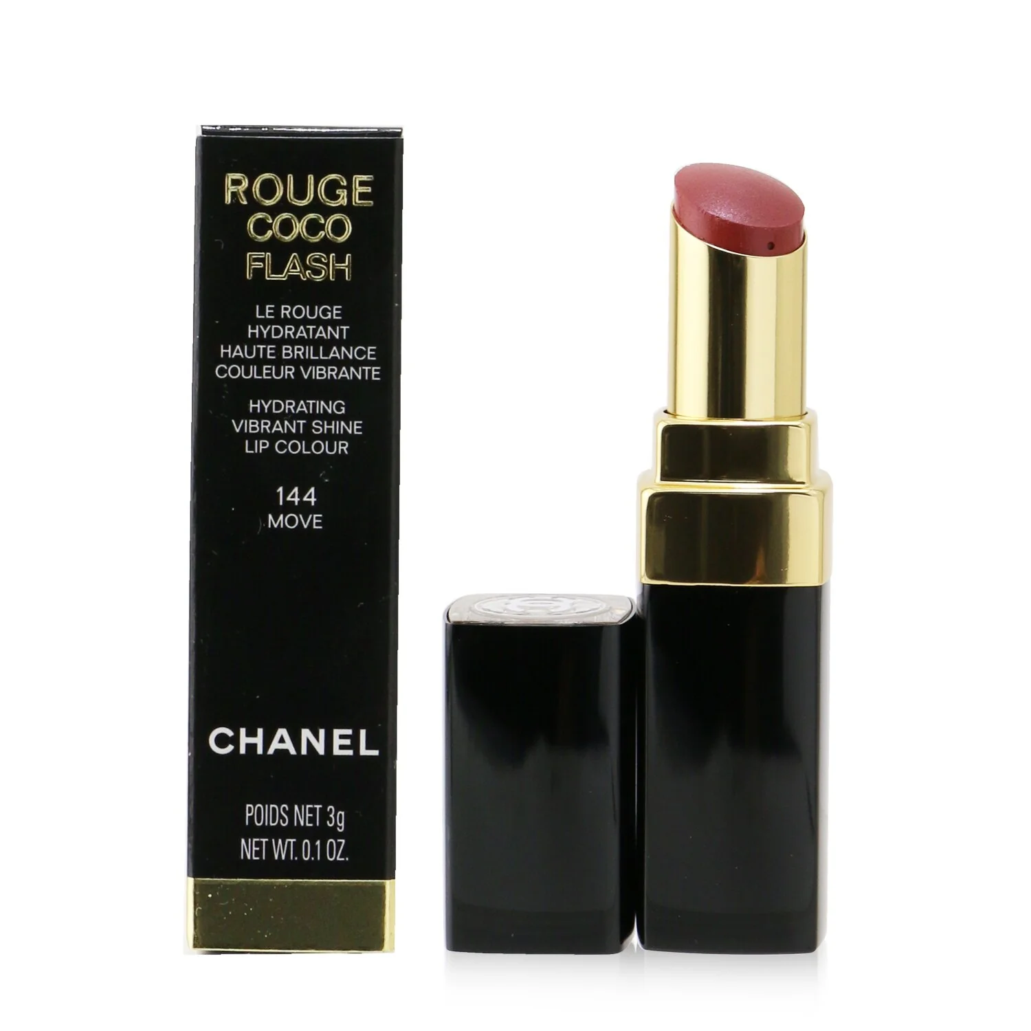 Chanel Rouge Coco Flash Hydrating Vibrant Shine Lip Colour - # 142 Crush  3g/0.1oz