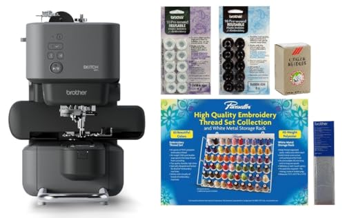 Brother Skitch Single-Needle Embroidery Machine powered by the required Artspira mobile app, 4” x 4” Embroidery Area, Bluetooth Connected
