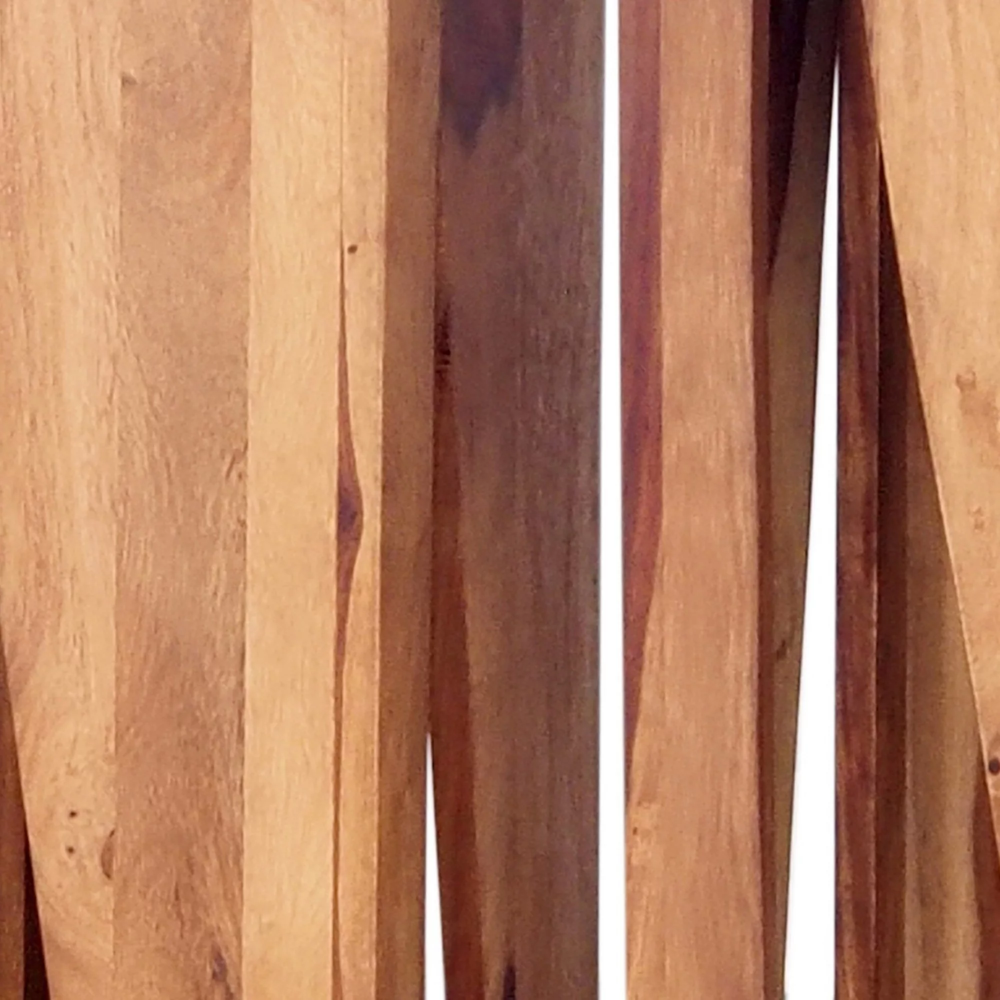 45, 34, 22 Inch Pedestal Table Stand, Set of 3, V Cut Sheesham Wood, Brown