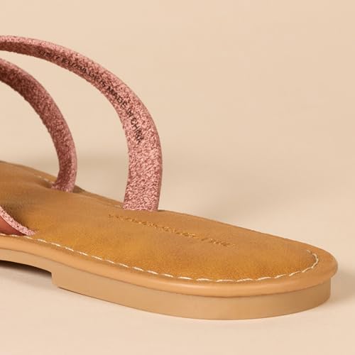 Amazon Essentials Women's Strappy Slide Flat Sandal