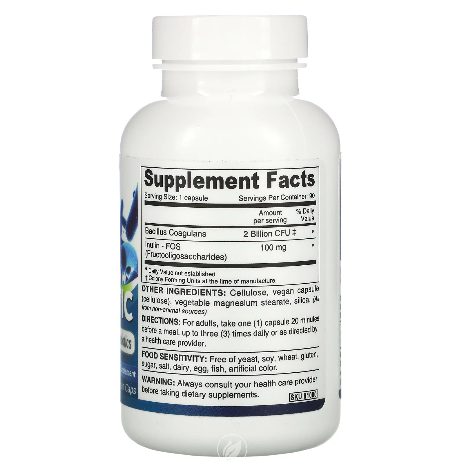 Vegan Probiotic 90 Caps by Deva Vegan Vitamins, Pack of 2