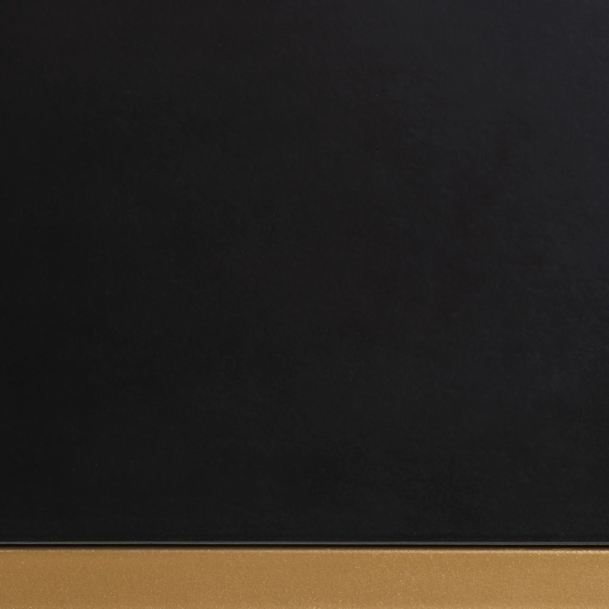 Baxton Studio Beagan Modern Wood and Metal 2 Drawer Console Table, Black/Gold