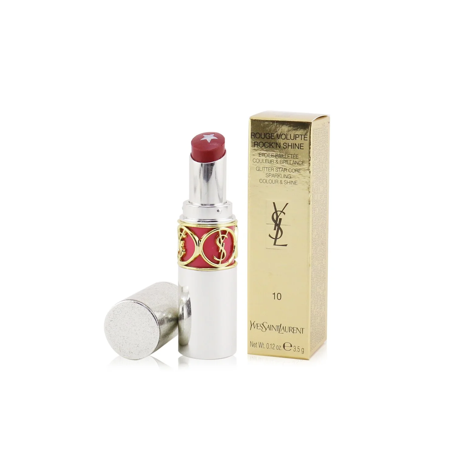 Yves Saint Laurent Rouge Volupte Rock'N Shine Lipstick - # 01 Nude Solo  3.5g/0.12oz