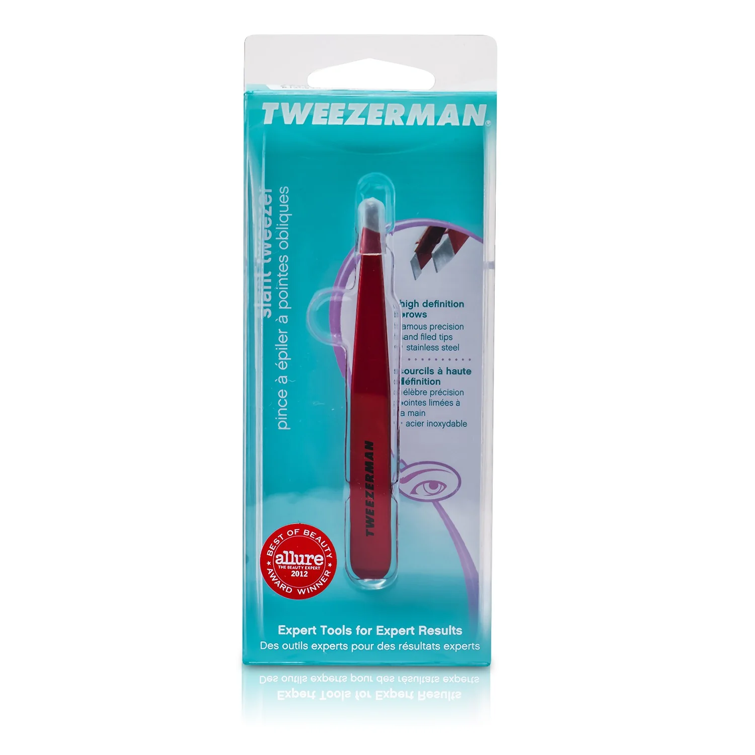 Tweezerman Slant Tweezer - Classic Stainless Steel (Studio Collection)