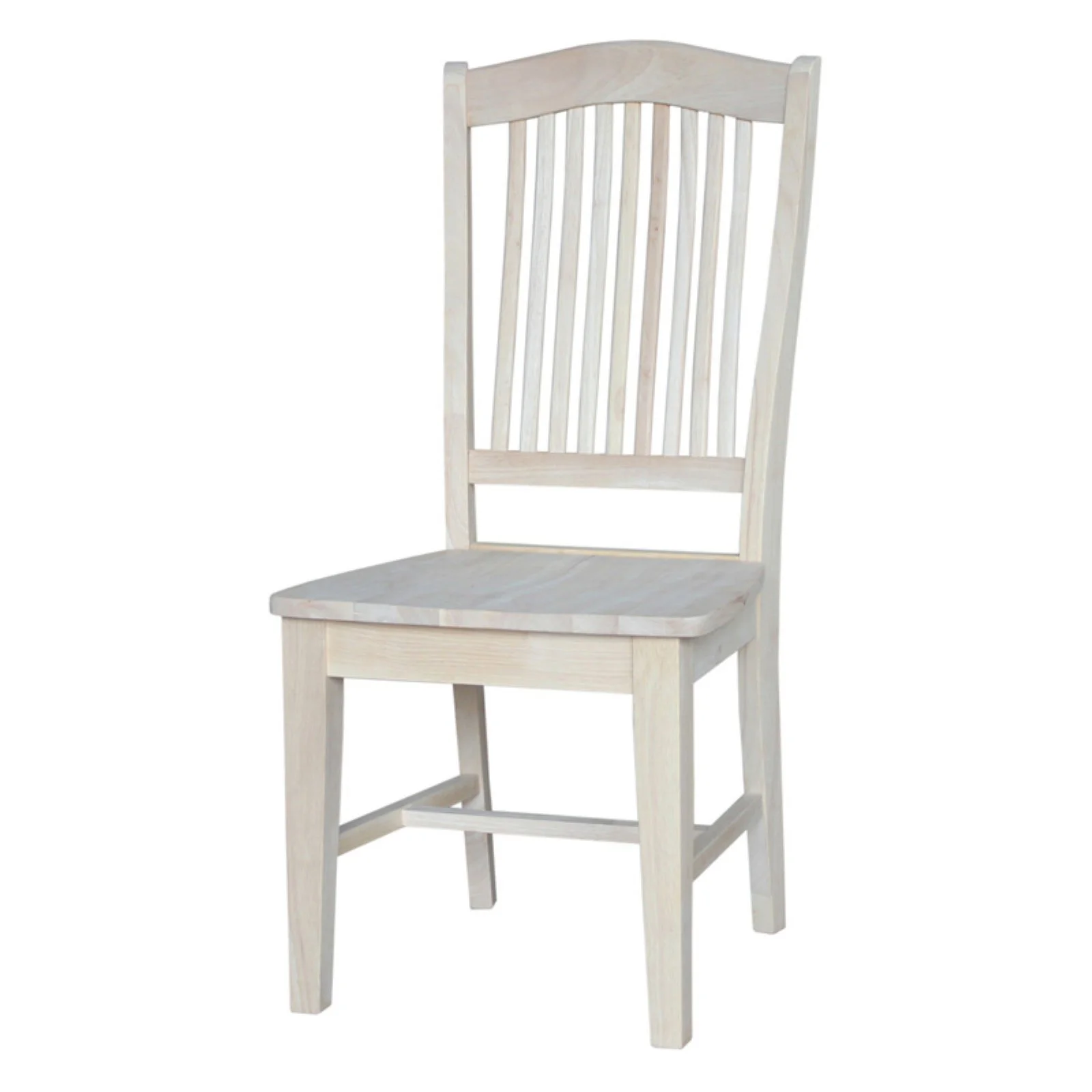 Set of Two Solid Wood Stafford Chairs in Unfinished