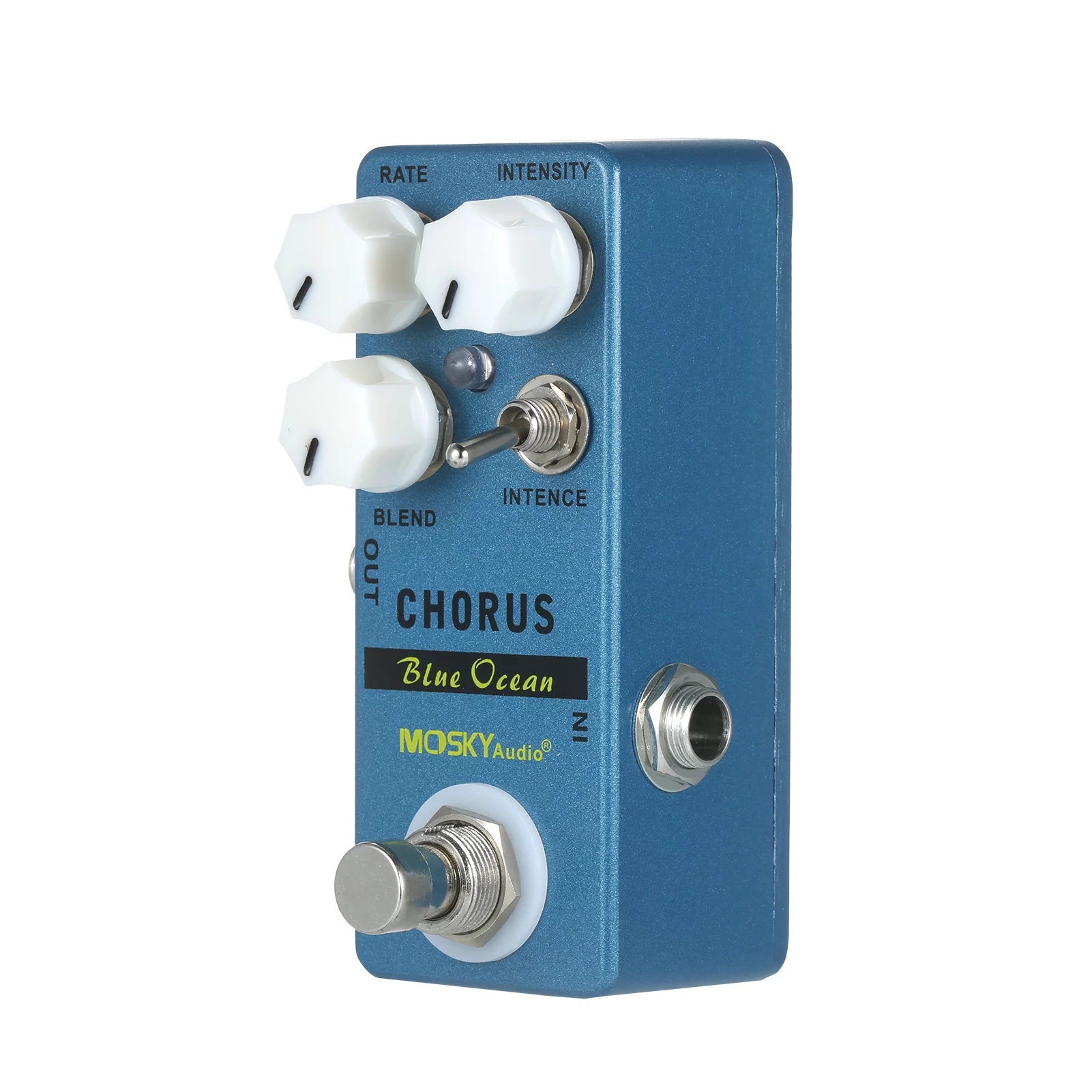 Suzicca MOSKYaudio Blue Ocean Chorus Guitar Effect Pedal Chorus/True Bypass Rate + Blend + Intensity + Intence