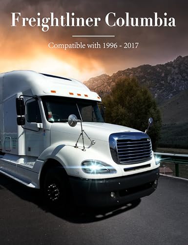 Projector LED Headlights with Sequential Turn Signals Replacement for 1996-2017 Freightliner Columbia Headlight LED Columbia Head Lights