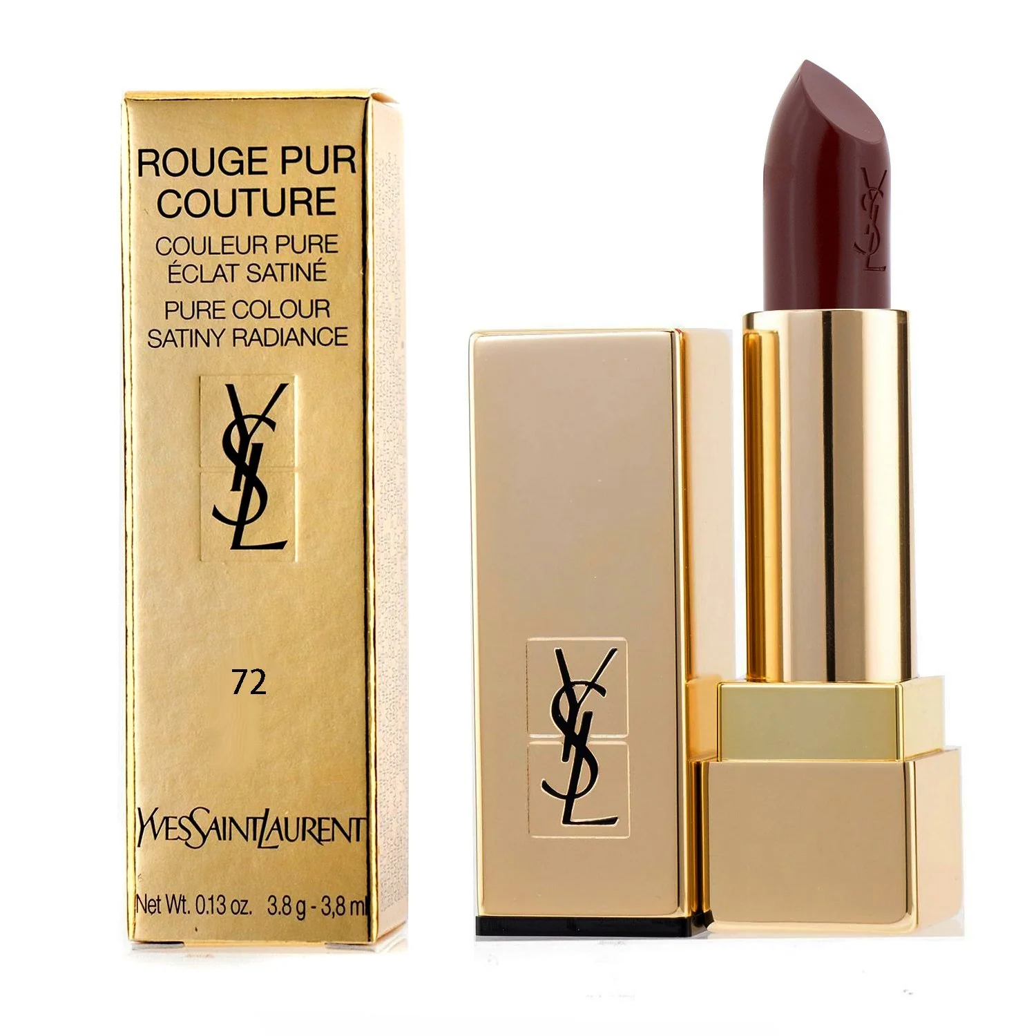 Yves Saint Laurent Rouge Pur Couture - #89 Prune Power (Box Slightly Damaged)  3.8g/0.13oz