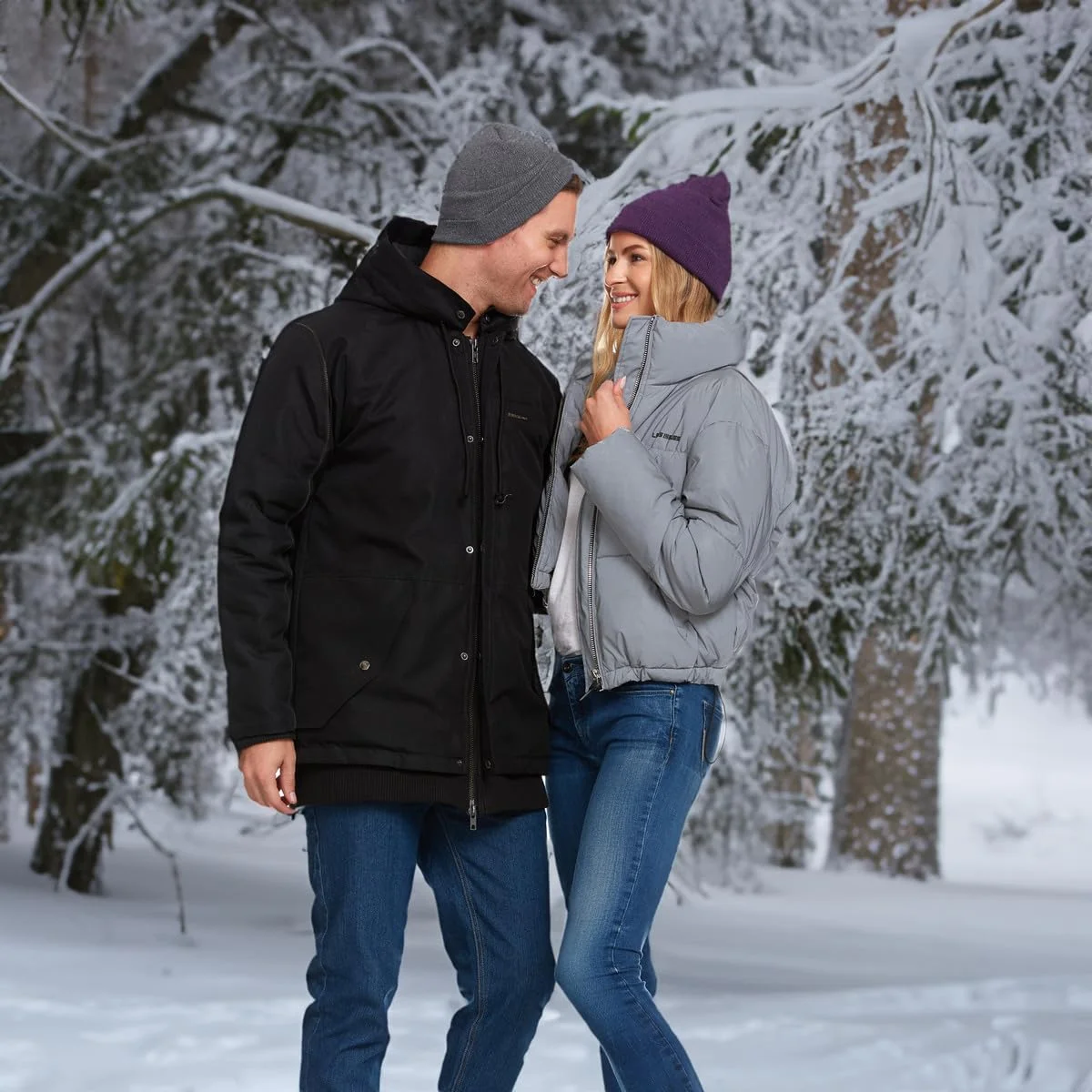 Yacht & Smith 48 Pack Wholesale Bulk Winter Thermal Beanies Skull Caps, Thermal Gloves Unisex (Hat Glove Set A)