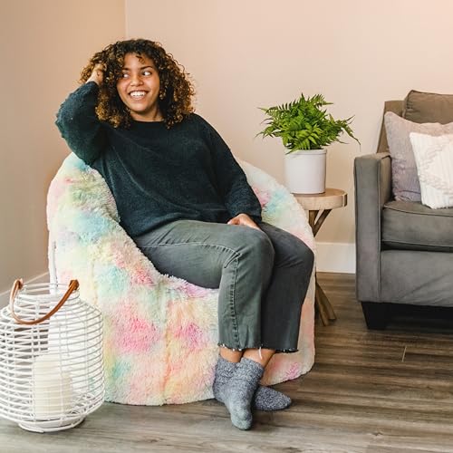 Big Joe Milano Lenox Denim Cobalt Beanbag Chair