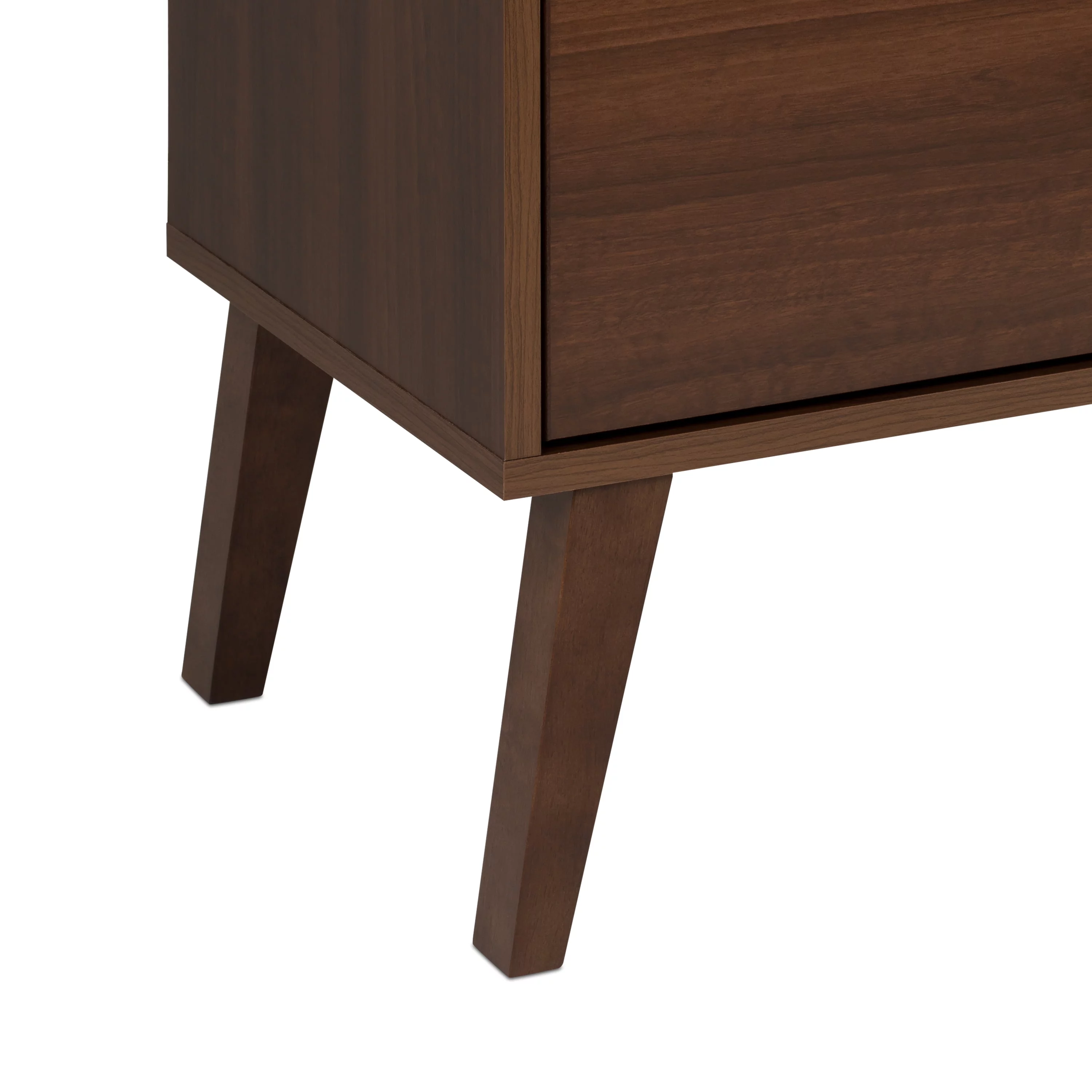 Prepac Milo Mid-Century Modern 2-Drawer Nightstand, 16