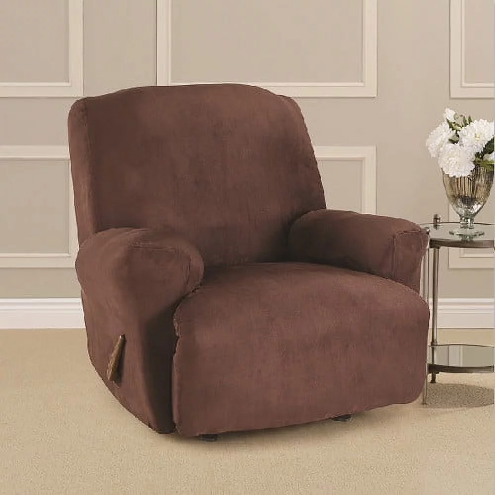 Sure Fit Ultimate Heavyweight Stretch Suede Recliner Slipcover