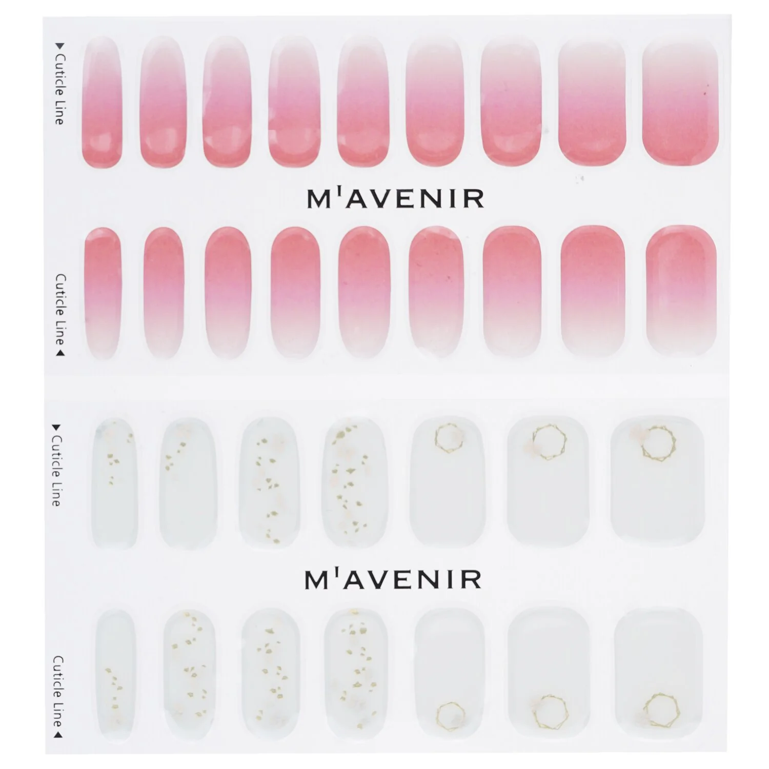 Mavenir Nail Sticker (Blue) - # Classic Navy Nail  32pcs