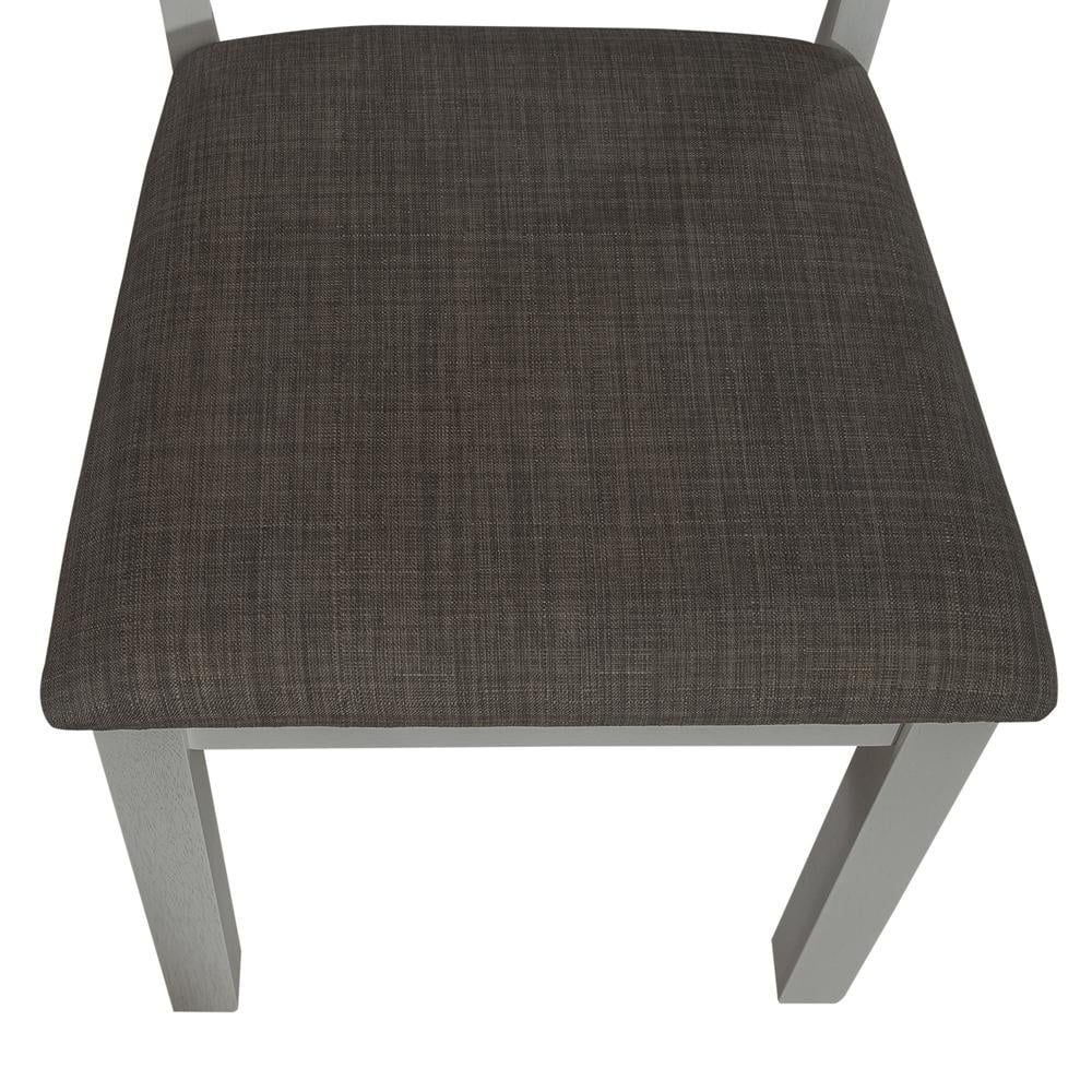 Liberty Furniture Slat Back Uph Side Chair (RTA) - Set of 2 Transitional White