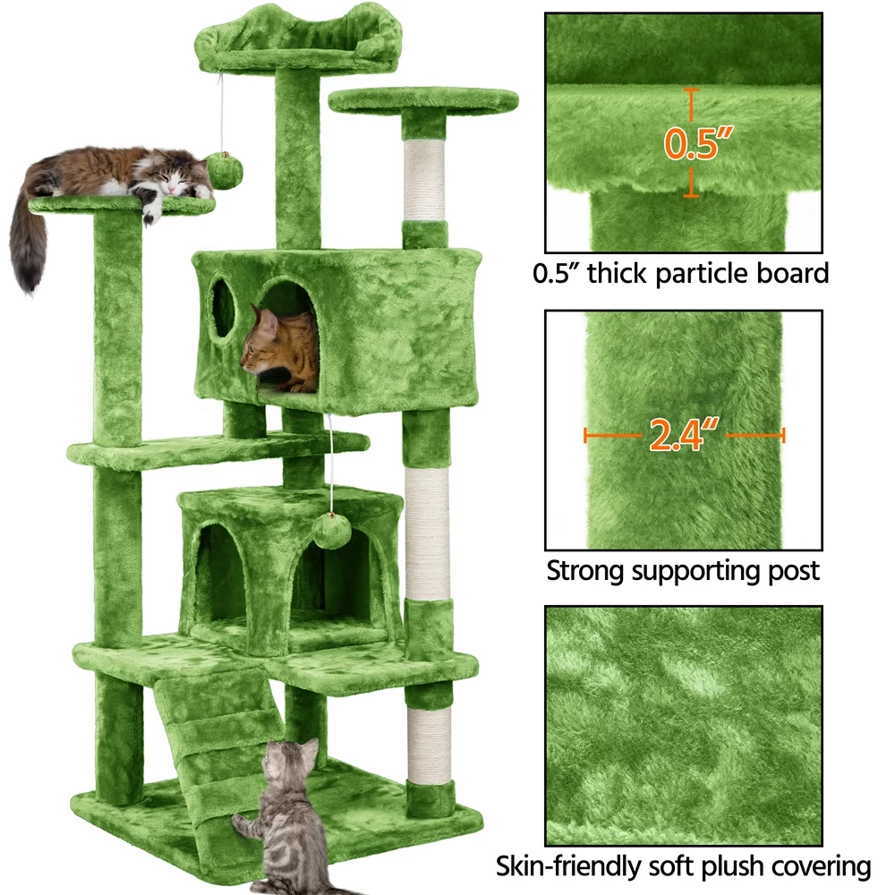 Smile Mart Upholstered 6-Level 54