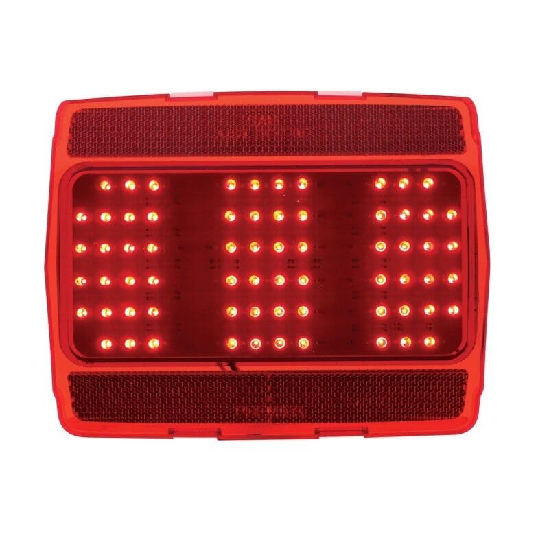 Performance PFM-378697 68 LED Sequential Tail Light, Rear, Left and Right, Red, Set of 2 for 1964 1965 1966 Ford Mustang