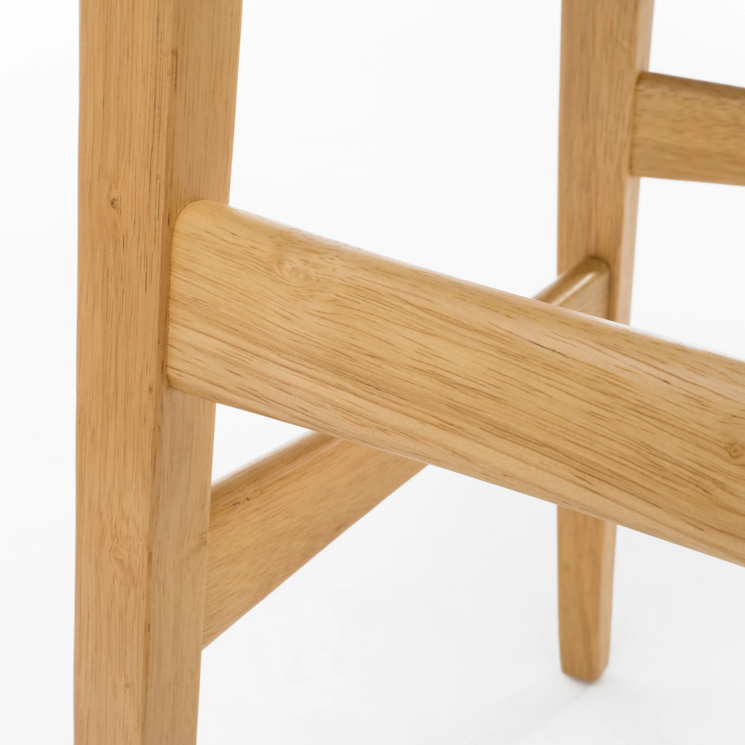 Noble House Jackie Mid-Century Modern Bar Stools, Set of 2, Natural Oak, Dark Grey