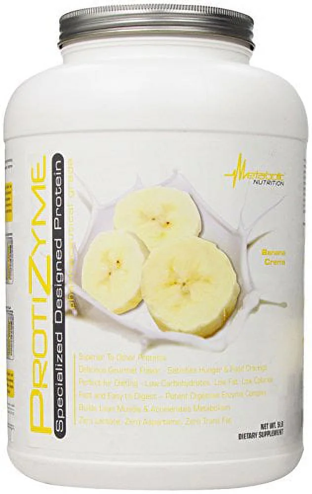 Metabolic Nutrition Protizyme - Banana Creme, 5 lb
