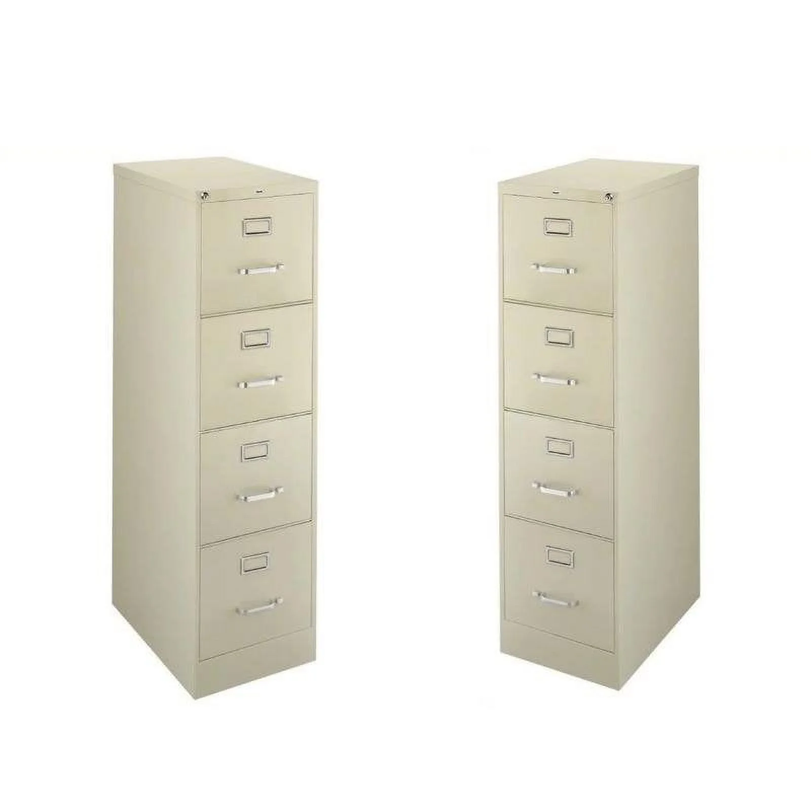 Value Pack (Set of 2) 4 Drawer Letter File Cabinet in Putty