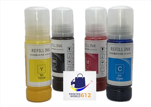 Cartridge-Free Super-Tank Printer with Sublimation Sublimation Heat Transfer Image Printing for T-Shirts Ceramic Mugs Bags and More. Conversion New