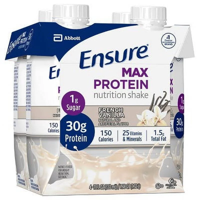 Ensure Max Protein Nutrition Shake - Vanilla - 44 Fl Oz Total