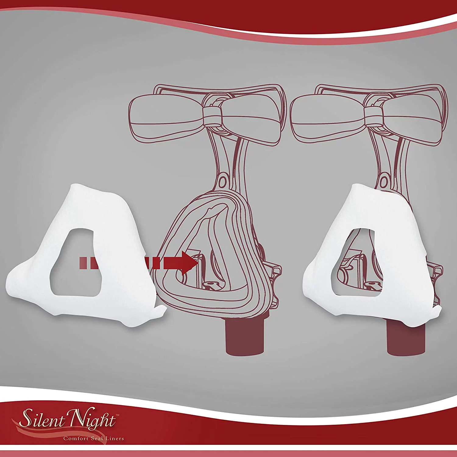 Silent Night Mask Liners (Full Face Medium)