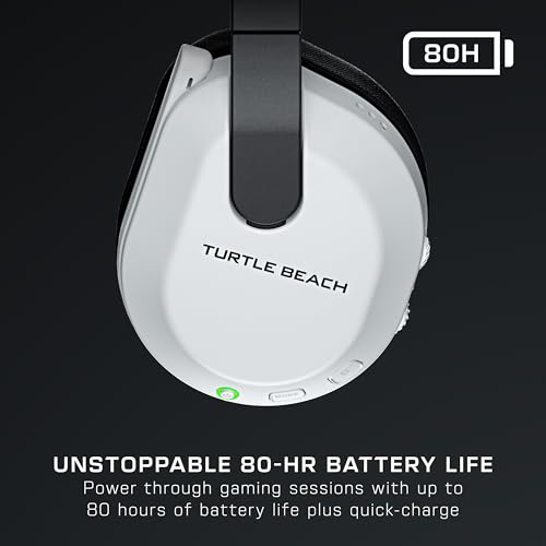 Turtle Beach Stealth 500 Wireless Amplified Gaming Headset for PS5, PS4, PC, & Mobile – 40-Hr Battery, Bluetooth, Memory Foam Cushions, Flip-to-Mute Mic, EQ Presets, Companion App – Black