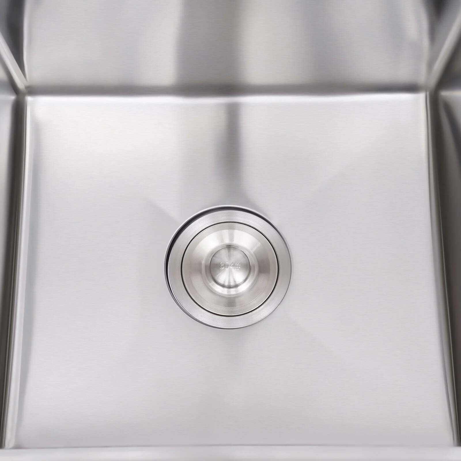 Kitchen Stainless Steel Utility Sink Prep Table 1 Compartment Commercial Sink