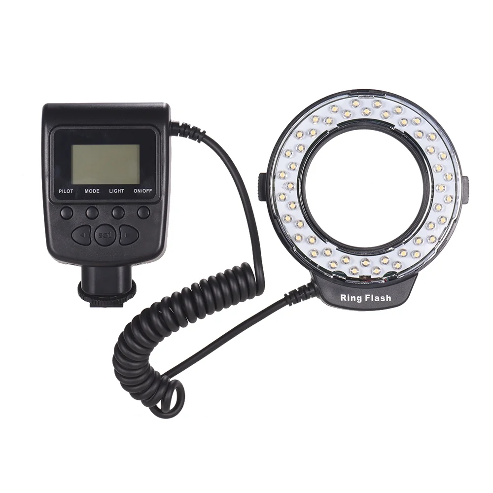 Spirastell Flash lamp,-130 ro Diffusers 8 Adapter Power 3 Diffusers Display 3000-15000K Power 3000-15000K Power 3 -130 LED LCD LED L Display ro LED L HUIOP Compatible Pentax Olympus QISUO ZDHF