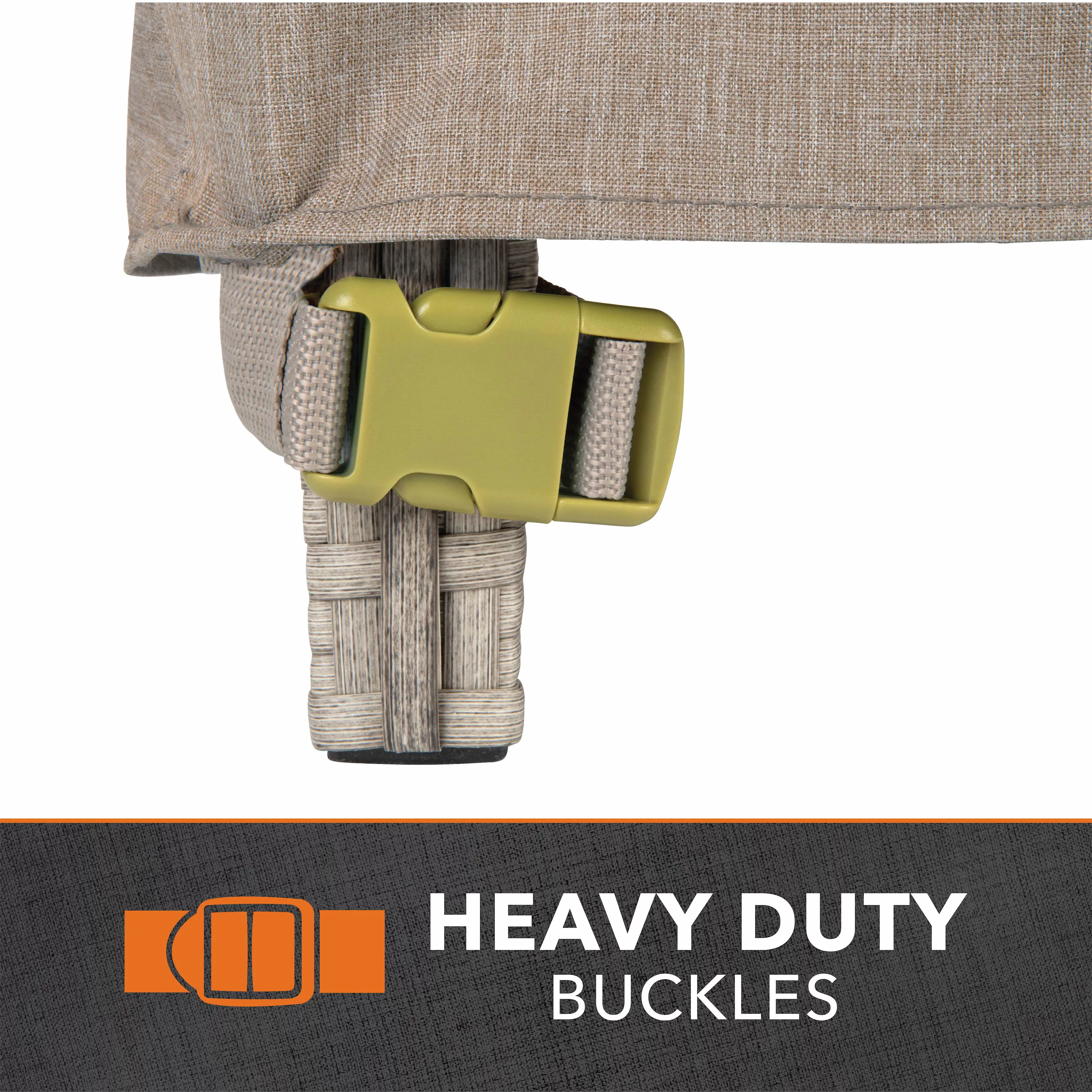 Modern Leisure Garrison Rect/Oval Patio Table & Chair Set Cover, Waterproof, 108