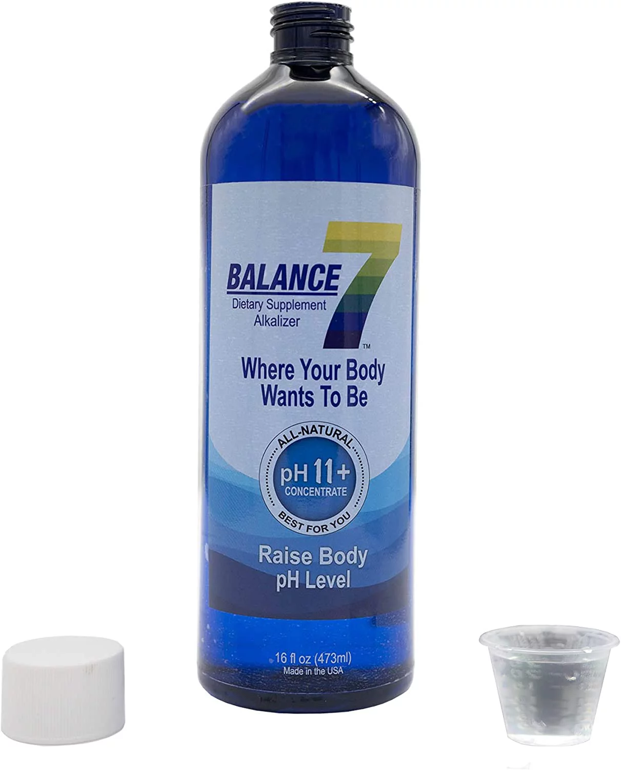 Alkaline Dietary Supplement - 11+ pH Alkalizing Concentrate and pH Booster Mineral Liquid (16 fl oz, 6 Bottles)