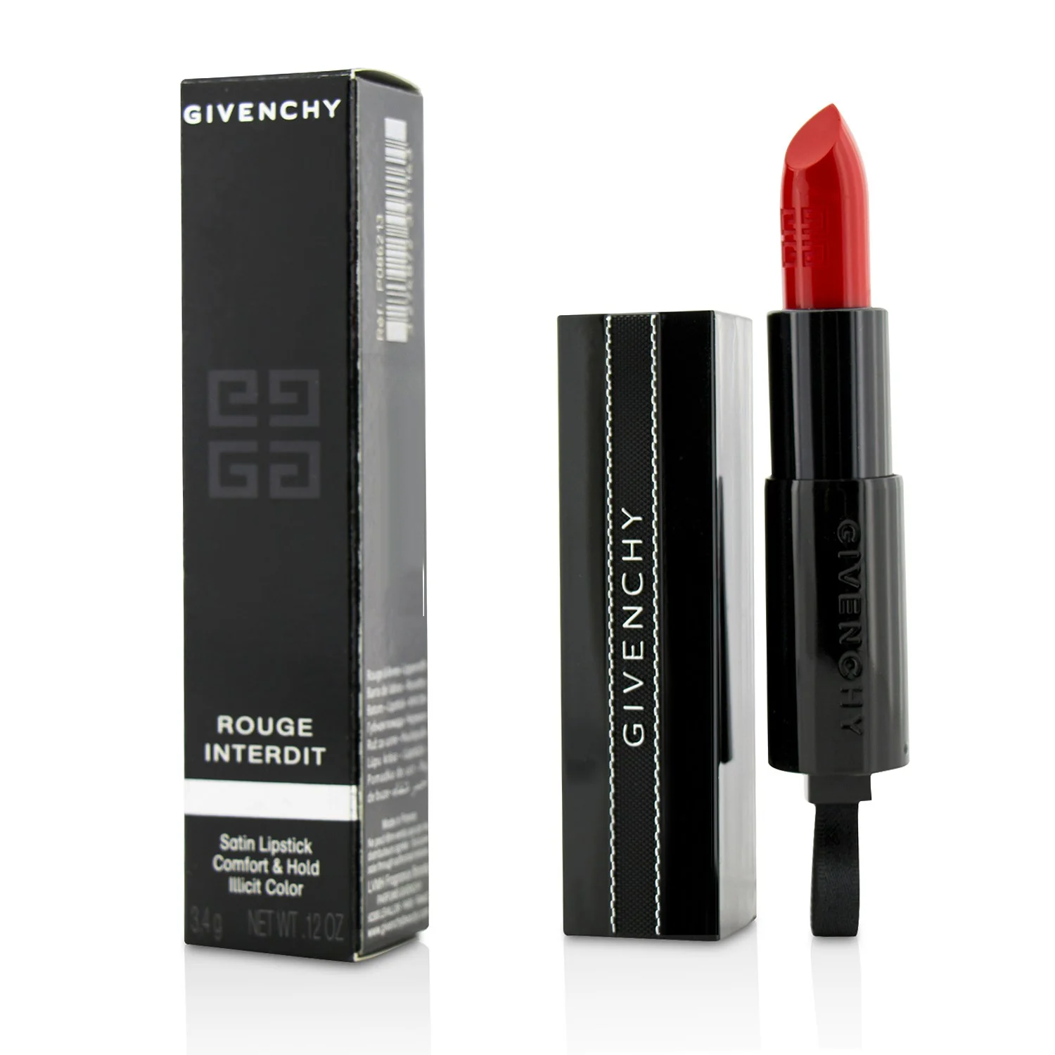 Givenchy Rouge Interdit Satin Lipstick - # 6 Rose Nocturne  3.4g/0.12oz