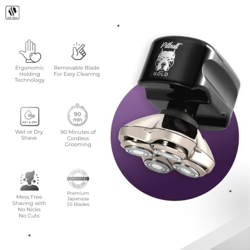 Pitbull Gold PRO Electric Head and Face Shaver