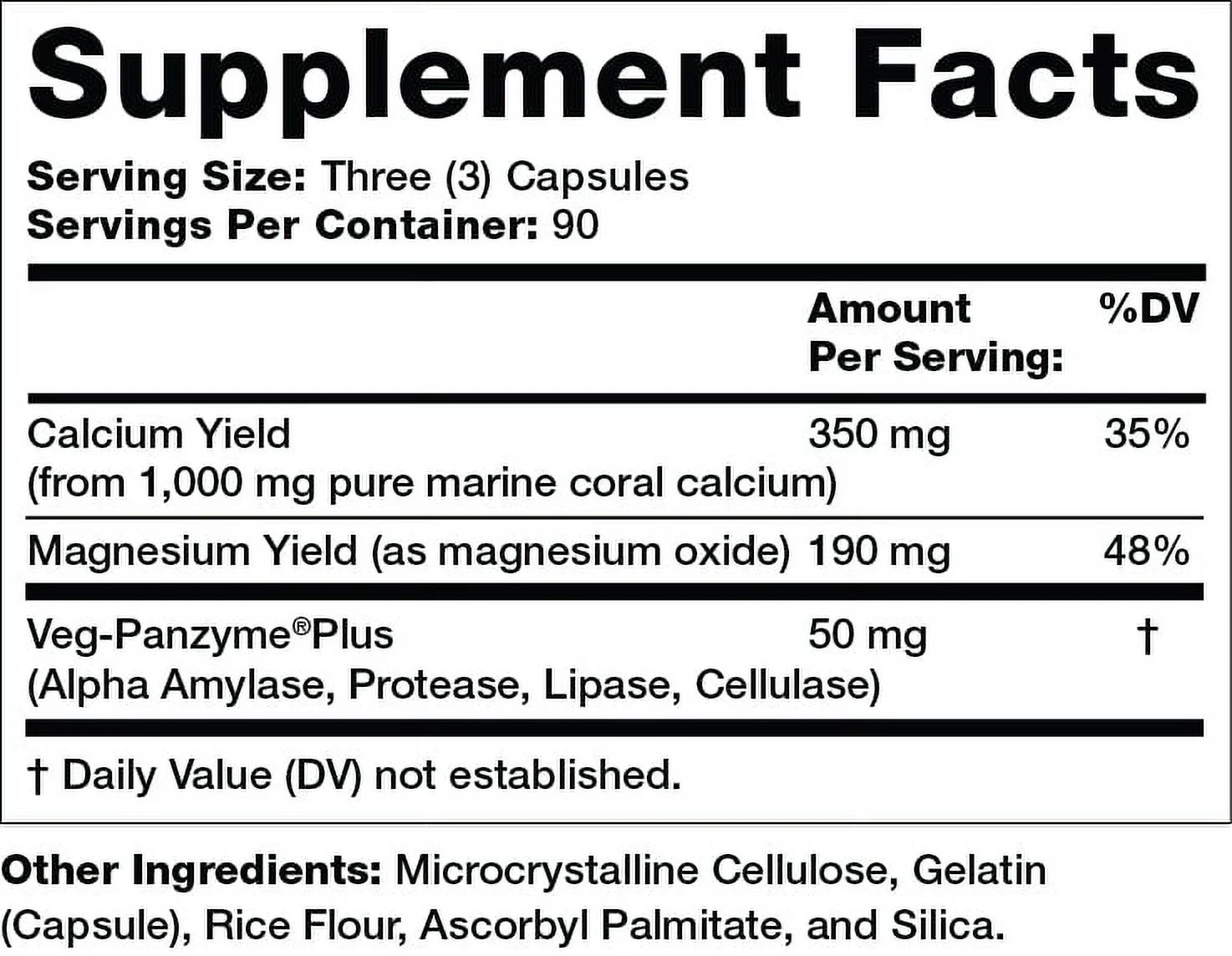 Olympian Labs Coral Calcium Dietary Supplement, 1,000mg, 270 count