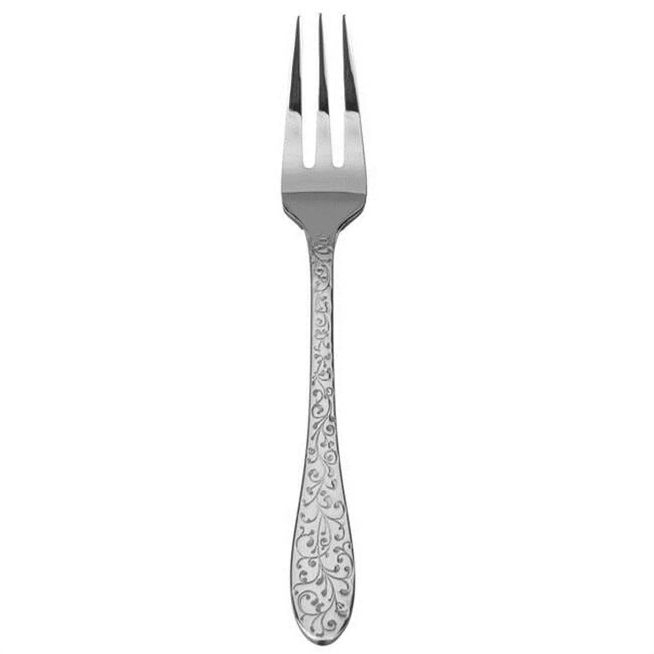 Oneida T638FOYF Ivy Flourish Stainless Steel Extra Heavy Weight Oyster Fork  Silver