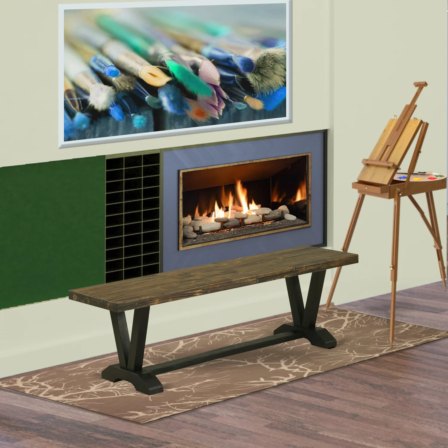 East West Furniture V-Style 15x60