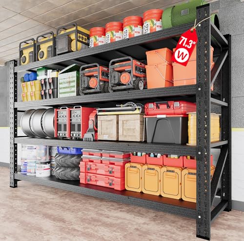 5000LBS Heavy Duty Garage Shelving Units,71.3