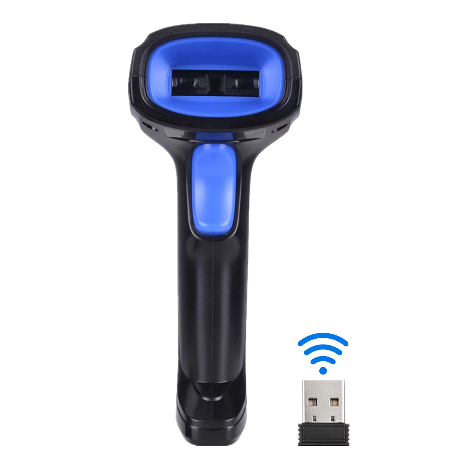 Carevas Barcode Scanner,Bar Code Scanner Computer Scanner Re able 1D Bar Code Scanner Handheld 1D USB Wired Scanner Wired Scanner Handheld 2-in-1 Wireless Scanner USB Receiver USB Laptop USB Cable