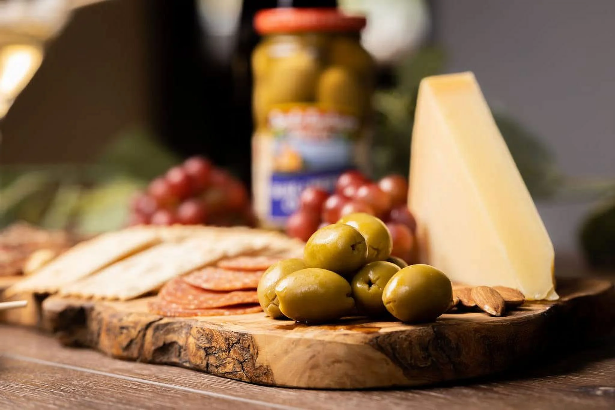 Santa Barbara 3pk Blue Cheese Stuffed Olives 5oz