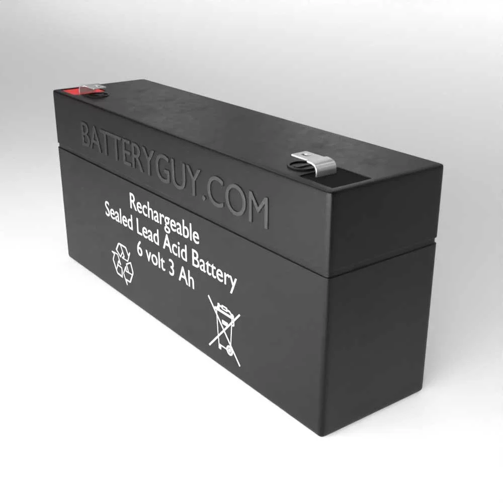 BatteryGuy 6V 3.0AH replacement batteries for Critikon ProCare 400 - rechargeable