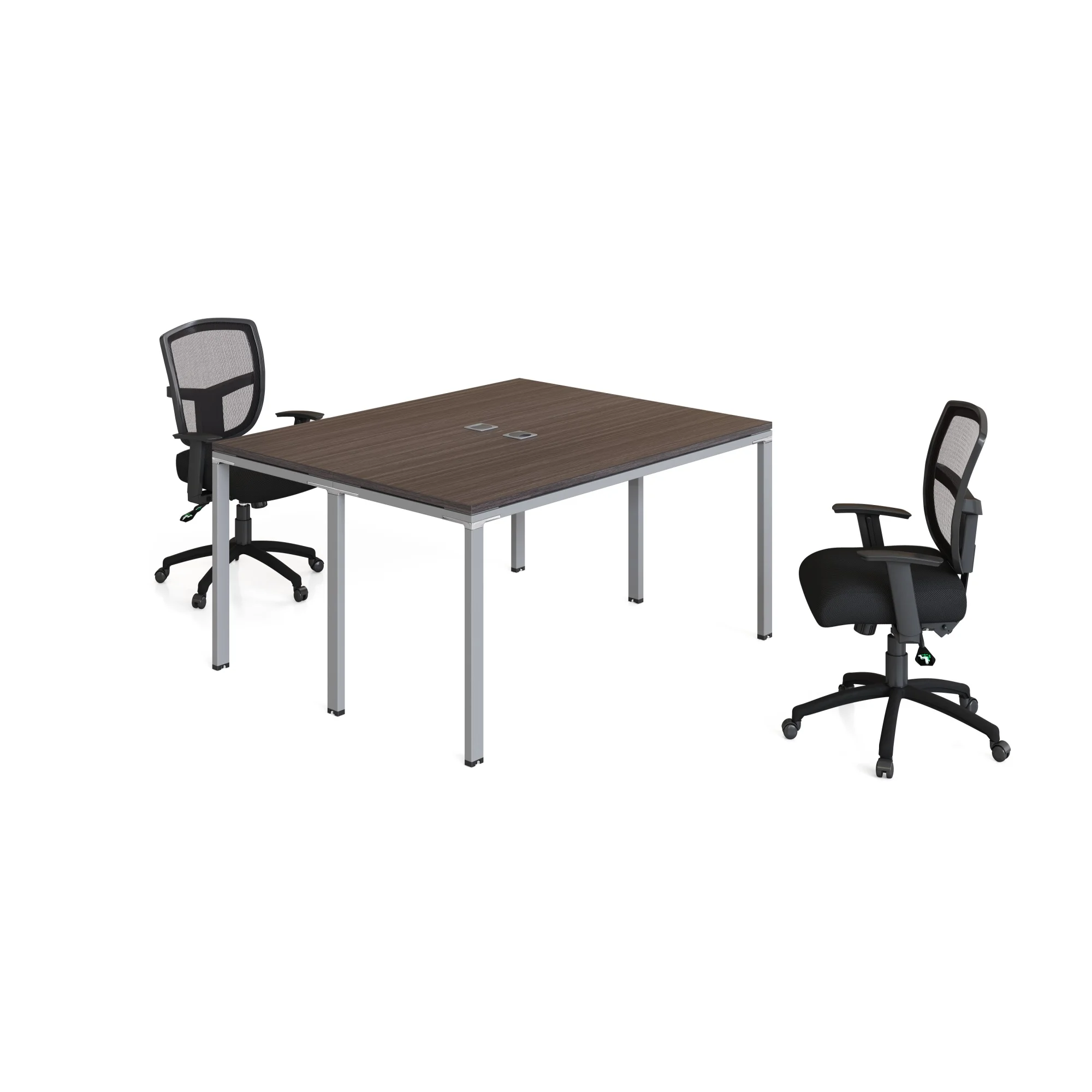 Boss Office Products Simple System Double Desk, Face To Face, 30