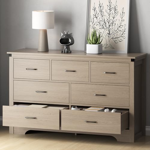 Farmhouse 6 drawer dresser for bedroom, 51