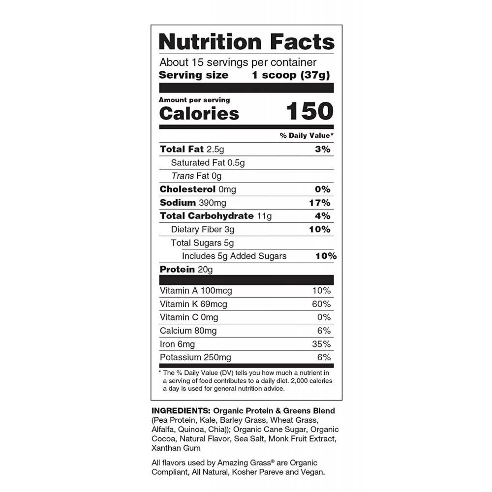 Amazing Grass Amazing Grass  Nutrition Shake, 19.6 oz