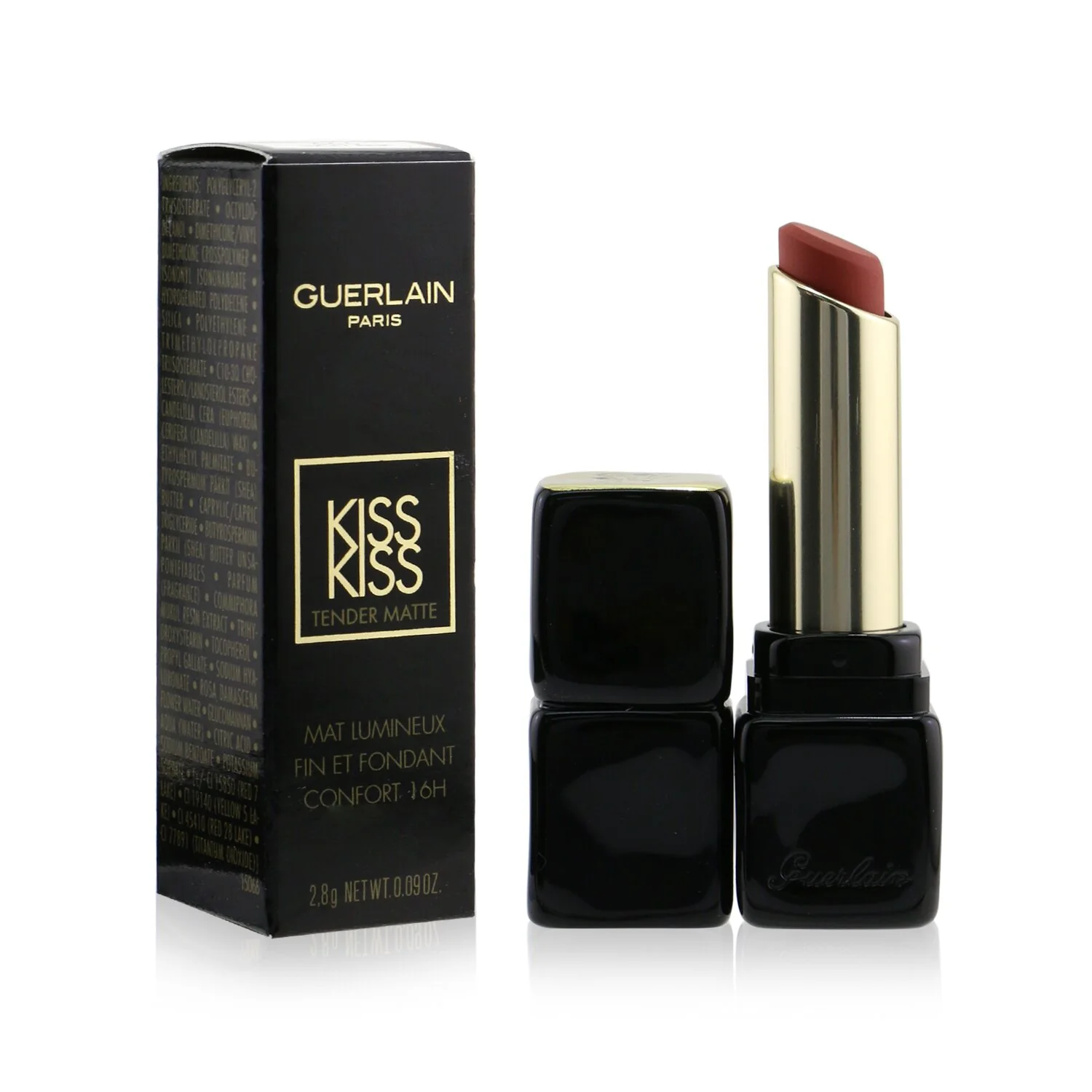 Guerlain Kisskiss Tender Matte Lipstick - # 770 Desire Red  2.8g/0.09oz