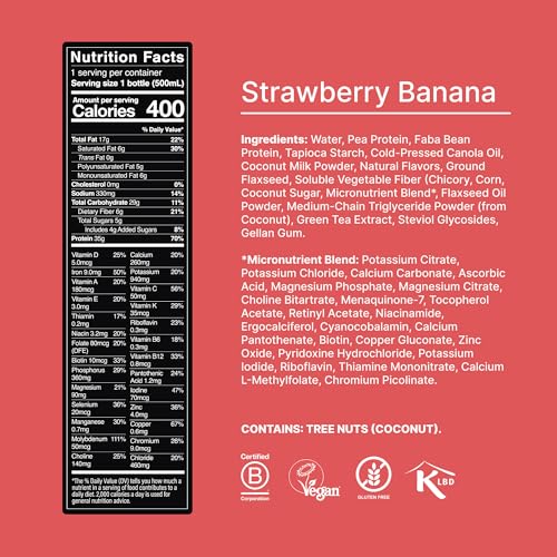 Huel Ready-to-Drink | Chocolate Meal Replacement Drink | High Protein Drink | Nutritionally Complete, Low Sugar, High Fiber, Plant Based, Vegan, Healthy | 20g Protein Per Bottle | 16.9 Fl Oz (12 Pack)