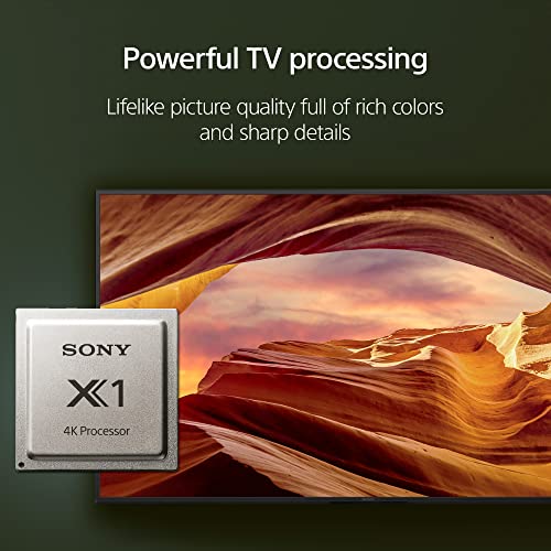 Sony 75 Inch 4K Ultra HD TV X77L Series: LED Smart Google TV KD75X77L- Latest Model, Black