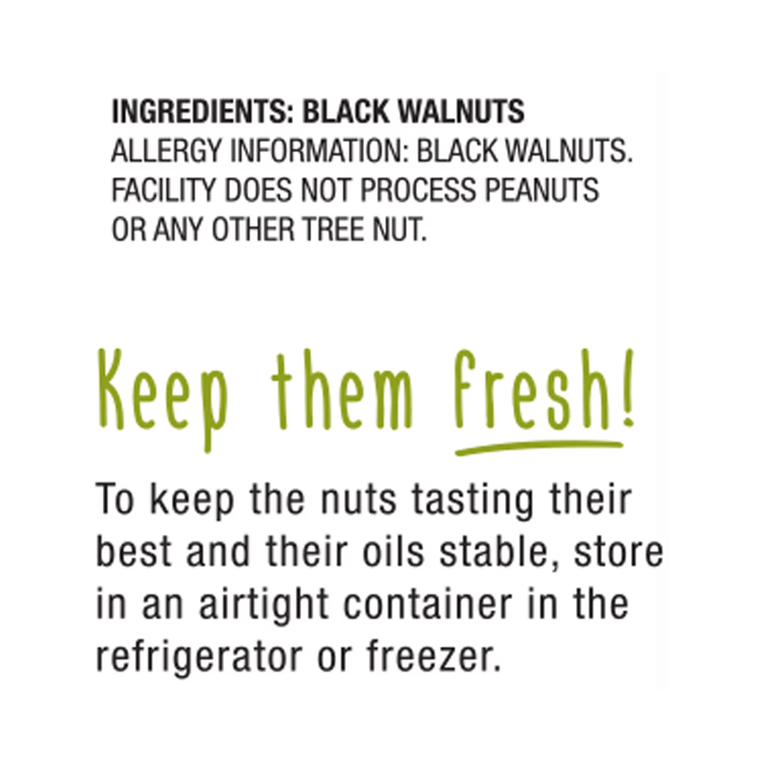 1lb Fancy Large Black Walnuts