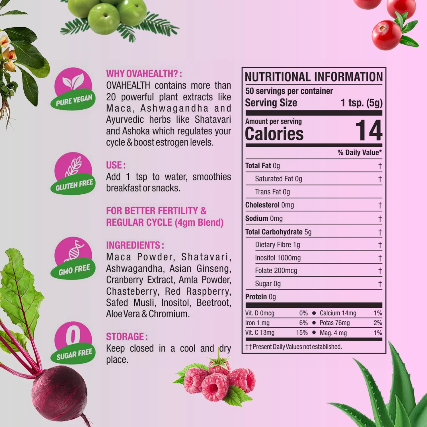 DC Doctor’s Choice OvaHealth (50 Servings - Mango Blast)