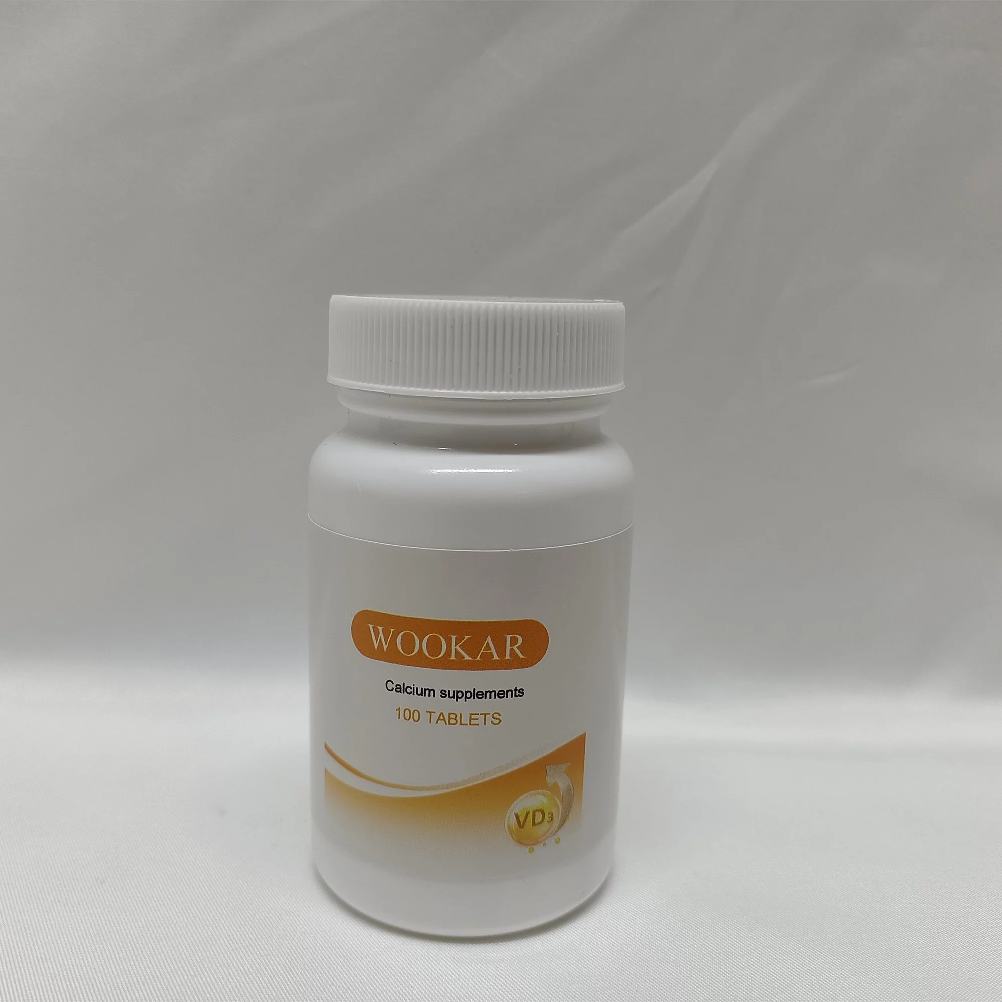 WOOKAR Calcium Supplements - 100 Tablets, White